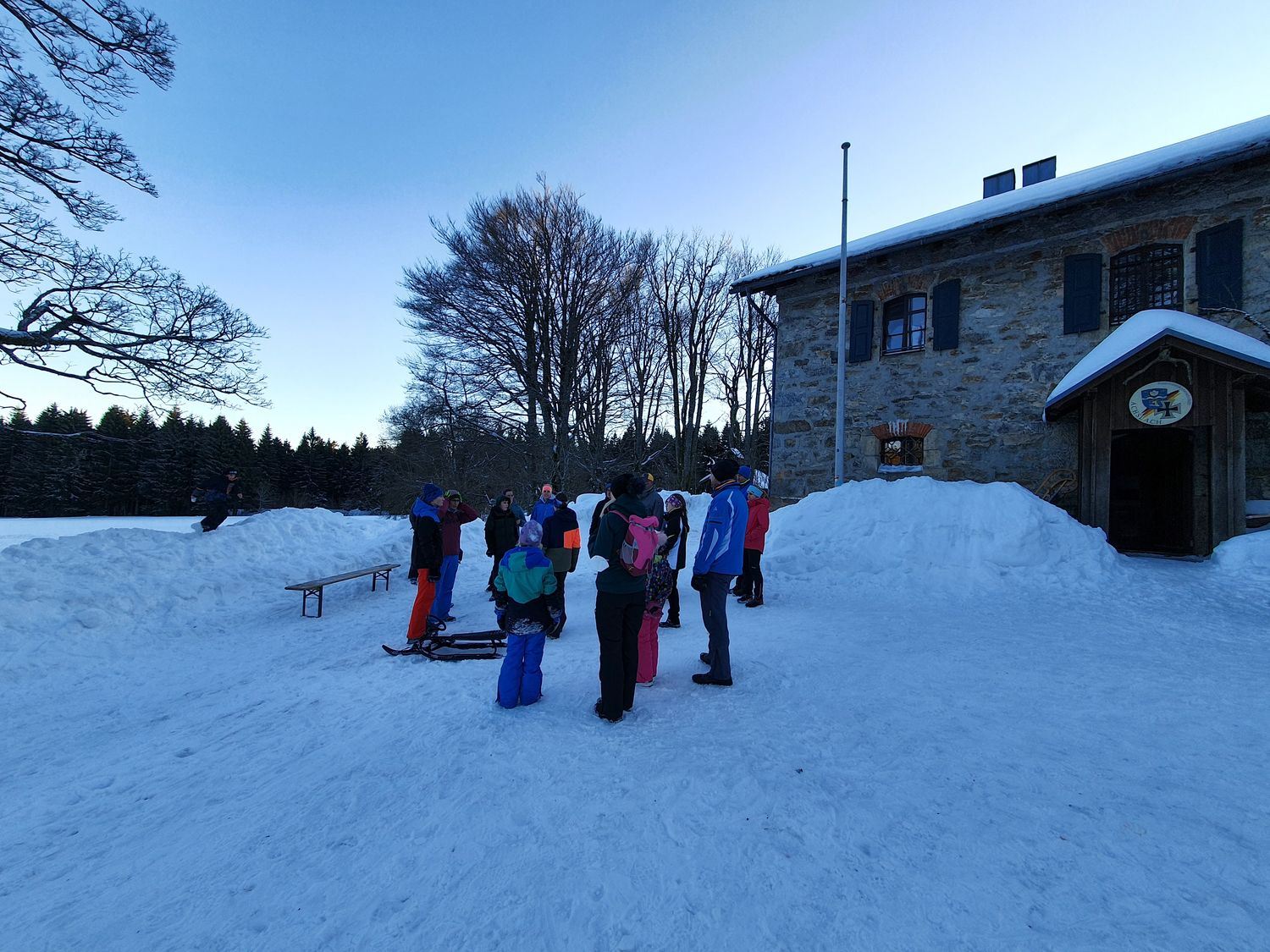 Winter Wochenende Ödwies im Bayerischen Wald Ein Mikroabenteuer